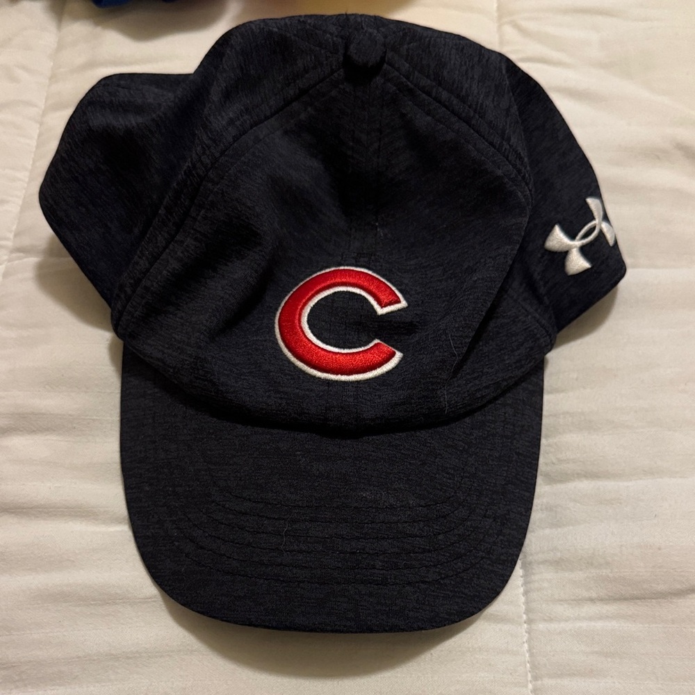 Under Armour Dark Gray Cap with Red Cubs Logo